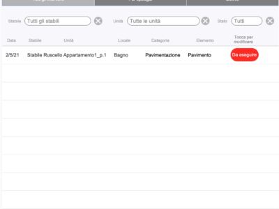 LISTA AUTOMATICA DEGLI INTERVENTI