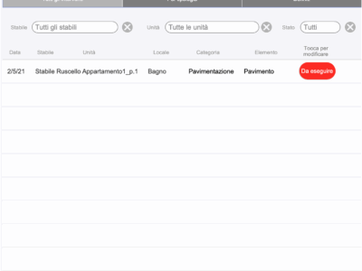 LISTA AUTOMATICA DEGLI INTERVENTI